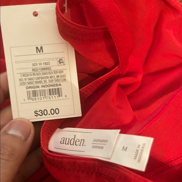 Nwt Auden Lingerie Rhinestone Bodysuit Medium - Picture 4 of 4